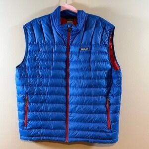 Patagonia Blue Puffer Vest Size Mens XL